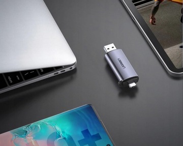 UGREEN USB + USB-C адаптер SD + устройство чтения microSD