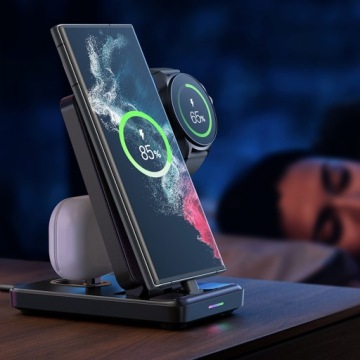 ЗАРЯДНАЯ СТАНЦИЯ JOYROOM 4 В 1 ЗАРЯДНОЕ УСТРОЙСТВО USB-C ДЛЯ ТЕЛЕФОНА USB C ДЛЯ НАУШНИКОВ