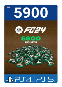 EA Sports FC 24 - 5900 FC Points / FC24 Fifa Points / Playstation 4 i 5