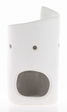 АРОМАТИЧЕСКИЙ КАМИН, БЕЛАЯ КЕРАМИКА, МАСЛО ВОСК, 15 см, Лицо