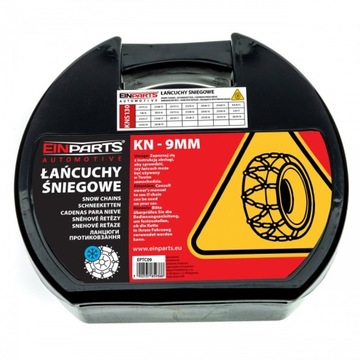 Łańcuchy śniegowe na koła TUV GS ONORM 9mm KNS130 KNS-130 15