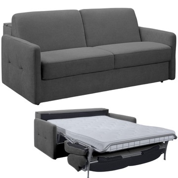Sofa STELAŻ WŁOSKI + MATERAC KANAPA z pojemnikiem łóżko 160x196 EMA