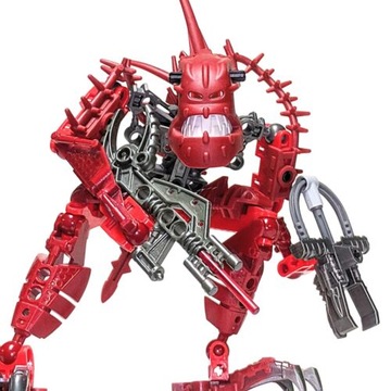 Klocki LEGO Bionicle 8901 Piraka Hakann używane Robot Zestaw Kompletny Cały