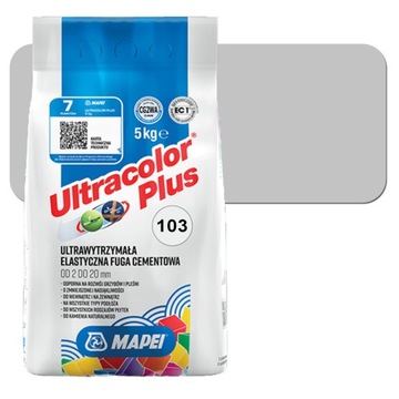 MAPEI Fuga Ultracolor Plus 103 Księżycowy Biały 5kg/op. ( 6010345APL )