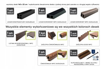 Композитная террасная доска BRUSHED D. BROWN