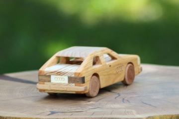 AUDI из дерева ДЕРЕВЯННАЯ МОДЕЛЬ авто A4 A5 QUATTRO
