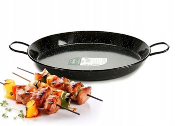 HISZPAŃSKA PATELNIA EMALIA GRILL PAELLA 34cm AR