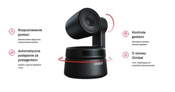 Obsbot Tiny Webcam Smart Ai Gestures