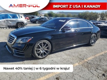Mercedes Klasa S W222 2019 Mercedes-Benz Klasa S 2019 Mercedes-Benz S 560 4.0 Benzyna 463KM