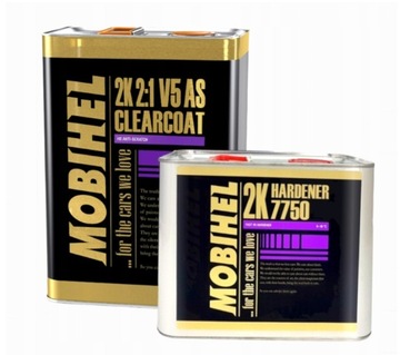 Mobihel Lakier bezbarwny 2K V5 AS 2:1 7,5L szybki