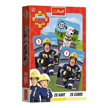 KARTY DO GRY DLA DZIECI GRA KARCIANA RODZINNA PIOTRUŚ STRAŻAK SAM 4+ TREFL