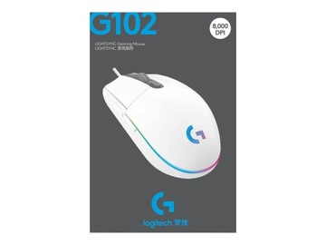 Logitech - G102 Lightsync RGB mysz USB, biały