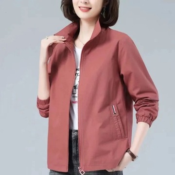 Spring Autumn Women Casual Short Coat 2023 New Lar