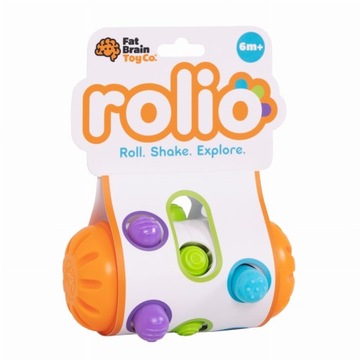 Zabawka sensoryczna Fat Brain Toy Co Rolio Bobo Roller dla niemowląt 6m+