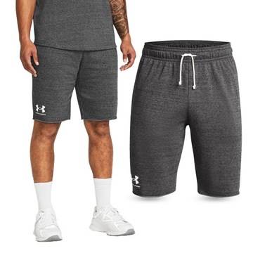 KRÓTKIE SPODENKI MĘSKIE UNDER ARMOUR SZORTY DRESOWE BAWEŁNA SPORT 1361631