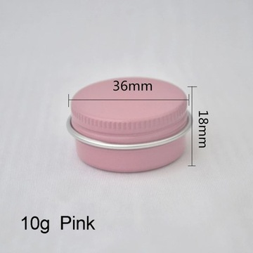 30pcs 5/10/15/20/30/50g Rosegold Round Empty Silver Aluminum Tin Spice