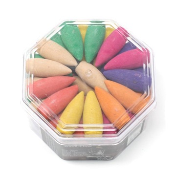 ДЛИННЫЕ ароматические конусы с обратным потоком, 7 ароматов, 70 шт.