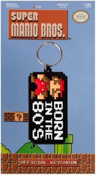 Брелок Super Mario в стиле ретро 