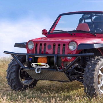 ЭЛЕКТРИЧЕСКАЯ ЛЕБЕДКА ANBULL 12 В 4500 ФУНТОВ/2045 КГ С РУЧКОЙ И ДИСТАНЦИОННЫМ УПРАВЛЕНИЕМ