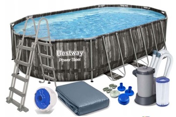 BESTWAY 5611R * BASEN STELAŻOWY 610x366x122 * 11w1