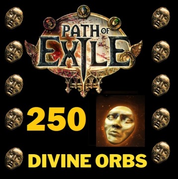 PATH OF EXILE POE STANDARD 250 DIVINE ORB ORBY PC