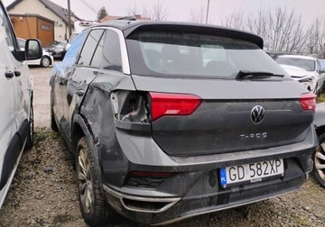 Volkswagen T-Roc I SUV 2.0 TSI 190KM 2021 Volkswagen T-Roc 2021r SALON POLSKA, 2.0 TSI 4x4. Uszkodzony. Poobijany., zdjęcie 4
