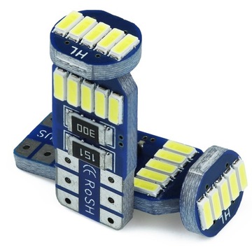 Żarówka LED W5W 15 SMD 4014 CANBUS stabilizator