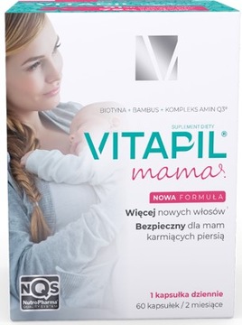 VITAPIL MAMA 60 kaps. BIOTYNA ZDROWE WŁOSY