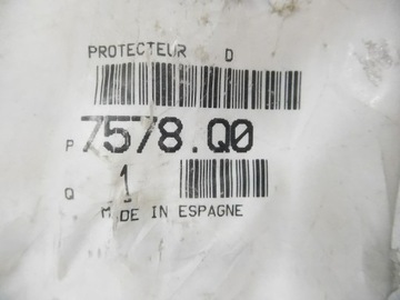 OSŁONA WIĄZKI PRZEWODÓW CITROEN BERLINGO OE 7578.Q0