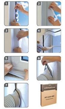 Климативный оконный уплотнитель для кондиционеров.