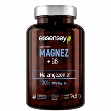 Essensey Magnez 4 Formy Witamina B6 Stres Skurcze