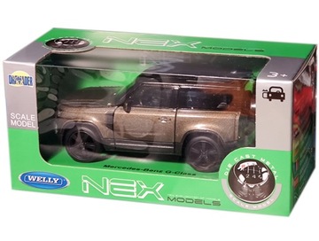 Land Rover Defender 2020 1:34 модель WELLY коричневый