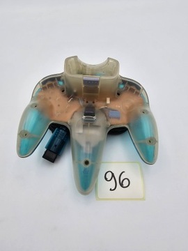 КОНСОЛЬ NINTENDO 64, ЕВРОПЕЙСКАЯ ВЕРСИЯ, ПРОЗРАЧНАЯ СИНЯЯ + ОРИГИНАЛЬНЫЕ АКСЕССУАРЫ