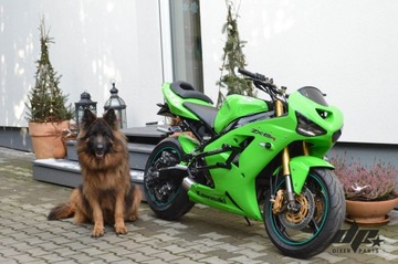 Крышка двигателя Kawasaki ZX6R 636 (03-04) - трюковый дрифт