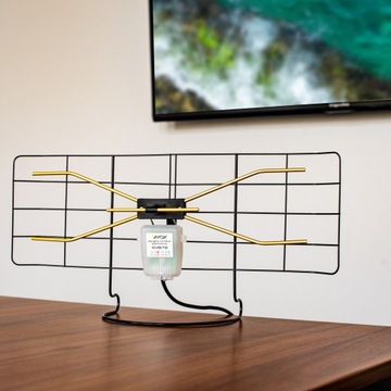 САМАЯ МОЩНАЯ DVB-T2 АНТЕННА ДЛЯ ВНУТРЕННЕГО ТЕЛЕВИДЕНИЯ ПОЛЬША MUX8 4K СИЛЬНЫЙ СИГНАЛ VAYOX