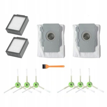 zestaw FILTR szczotki do IROBOT ROOMBA E5 E6 E7 I7