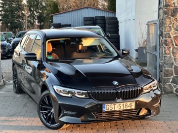 BMW Seria 3 G20-G21 Touring 2.0 320d 190KM 2021 BMW 3er G21 190 KM Automat SportLine Shadow Line / Virtual / BEZWYPADKOWY, zdjęcie 17
