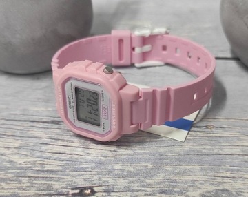 ZEGAREK DZIECIĘCY CASIO Różowy Dziewczęcy Podświetlenie Budzik Alarm + BOX