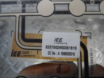 HMOTA OBSAZENÍ SEDADLA MERCEDES W169 A1698205510