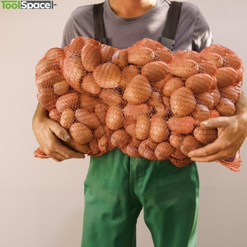 РАШЕЛЬ МЕШКИ 60Х110см ажурные мешки 50КГ КАРТОФЕЛЬ мешки деревянные 10ШТ.