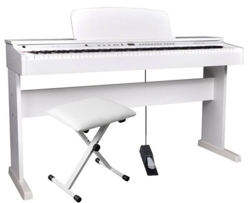 Ringway RP120 BIAŁE PIANINO CYFROWE + ŁAWKA w 24h