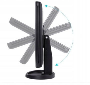 КОСМЕТИЧЕСКОЕ ЗЕРКАЛО СО СВЕТОДИОДНОЙ ПОДСВЕТКОЙ, СКЛАДНОЕ, УВЕЛИЧИВАЮЩЕЕ МАКИЯЖ