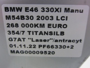 BMW E46 СЕДАН ЗАДНИЙ БАМПЕР M TITANSILBER ПАКЕТ
