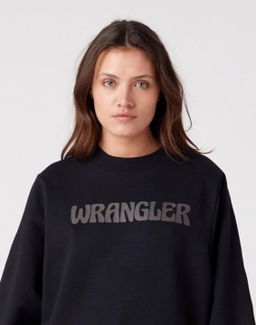 WRANGLER CREW SWEATSHIRT BLACK W6Q2FA100 S