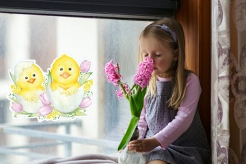 НАКЛЕЙКА НА ПАСХАЛЬНОЕ ОКНО КУРИЦА 4А