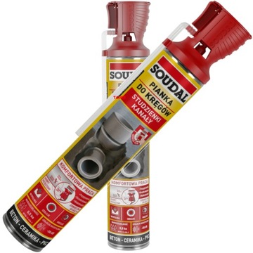 SOUDAL PIANKA DO KRĘGÓW KANAŁÓW WODOSZCZELNA MONTAŻ-OWA STUDZIENEK WĘŻYK