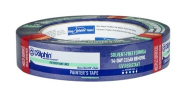 TAŚMA PAPIEROWA MALARSKA NIEBIESKA 30mm x 50m BLUE DOLPHIN