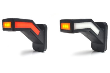 LAMPA OBRYSOWA LED NEON OBRYSÓWKA WAŚ 2 SZT KOMPLET LEWA+PRAWA