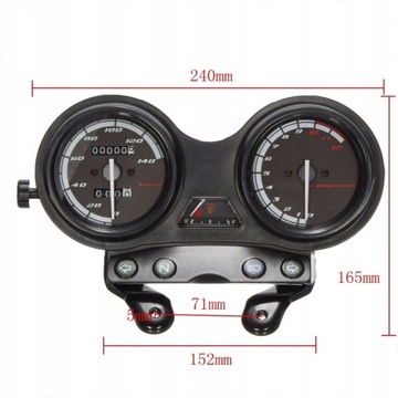 Часы, счетчик, спидометр, YAMAHA YBR 125