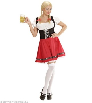 STRÓJ HEIDI BAWARSKI BAWARIA OKTOBERFEST S